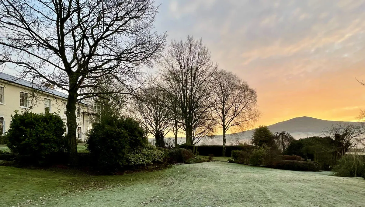 A sunrise at Zengenti’s head office in Ludlow